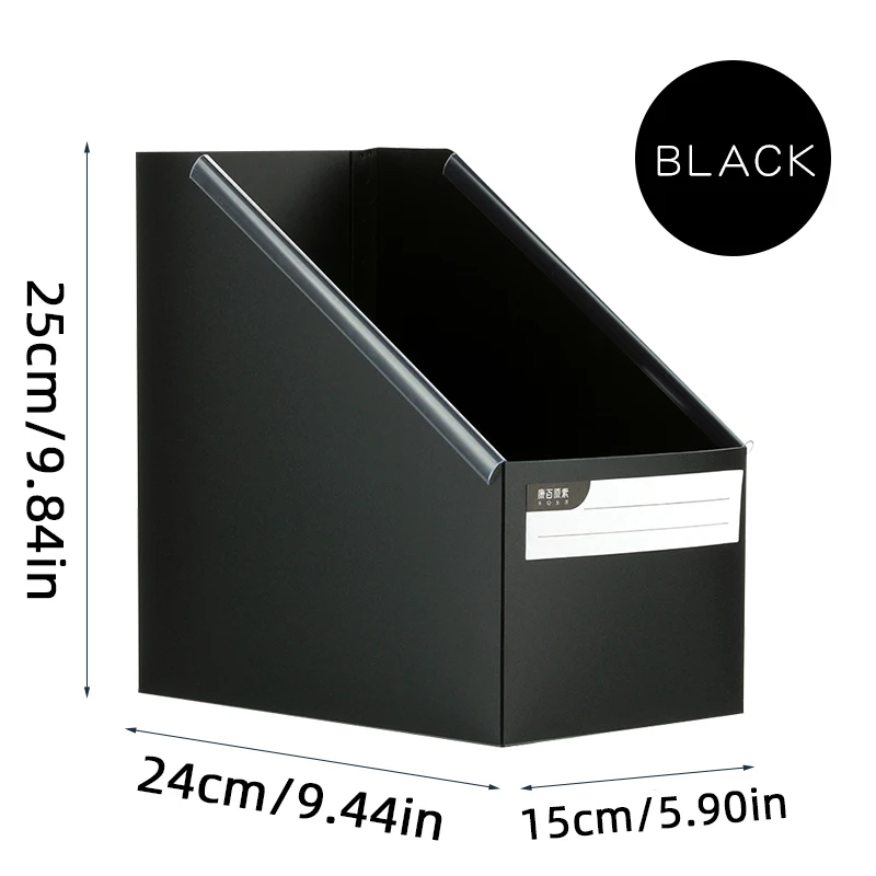 Versatile Foldable Desktop Storage Box for Books and Office Supplies