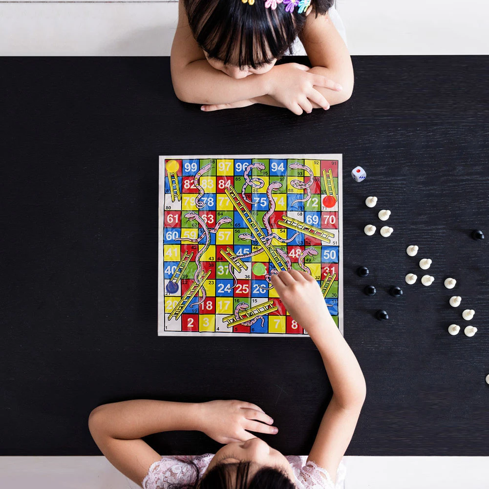 Funny Snake Ladder Flying Chess Set Children Kids Puzzle Family Party Games for Gifts Intelectual Learning Toys board game table games