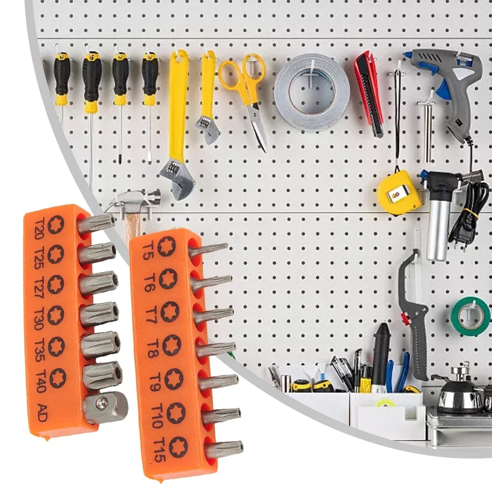 Puntas Torx De Seguridad T40 TX40 Con Orificio – Juego De 10 Unidades, Acero Cromo Vanadio, 1/4 Hex