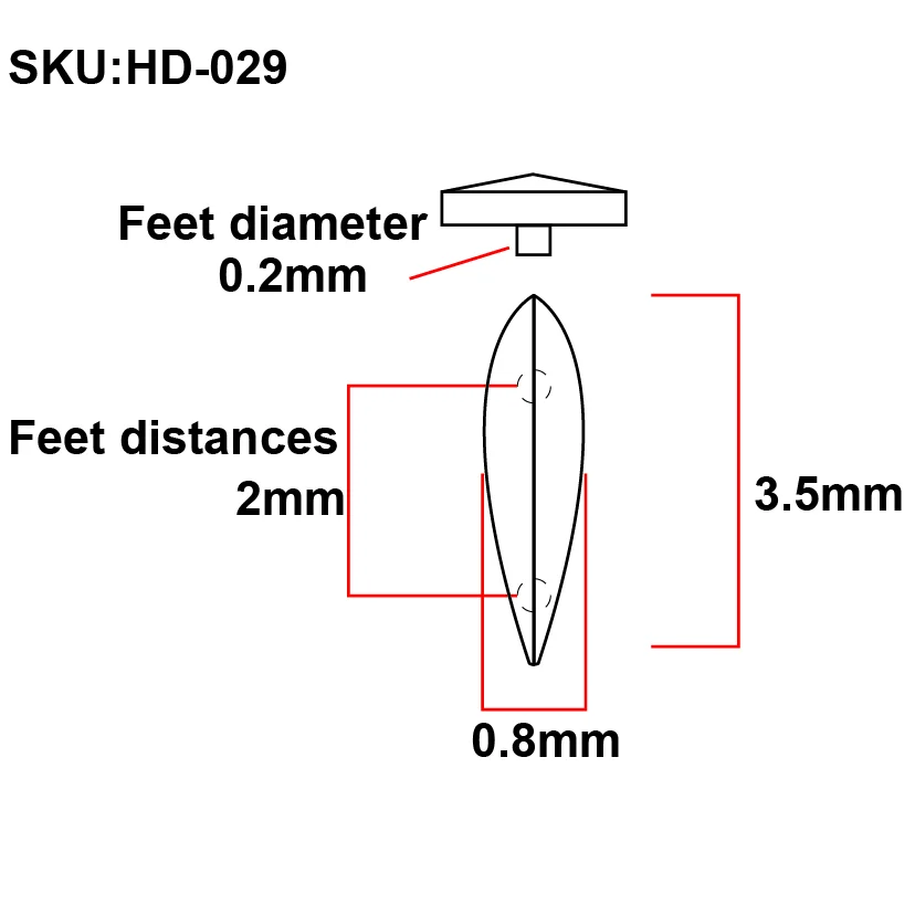 Watch Dial Hour Index Hour Indices Glossy Silver Color 0.8mmx3.5mm Metal Watch Maker Pin