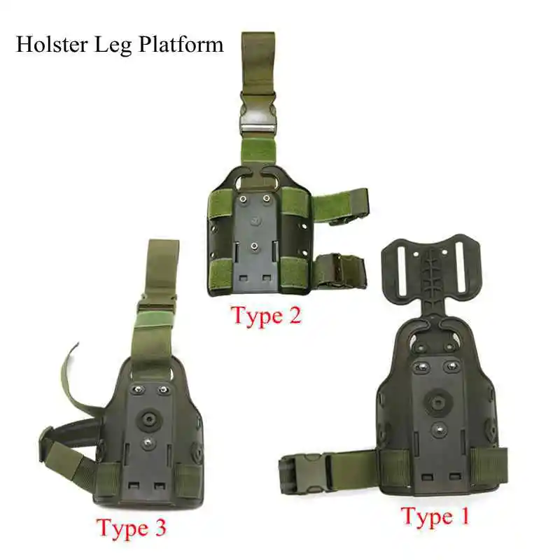 Gun Holster Airsoft P226/1911/Glock 17 19/M9/USP Universal Gun Holster Drop Leg Platform Hunting Holster Accessories
