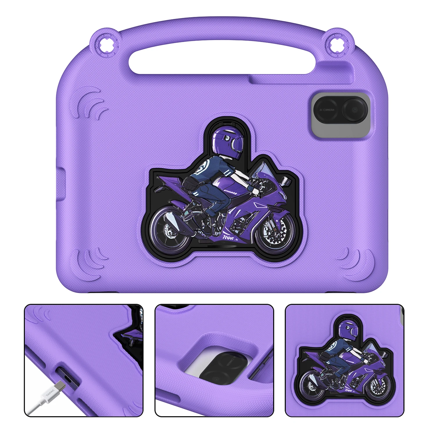 Children's Shockproof EVA Tablet Cover with Handle and Stand, 11.5-Inch