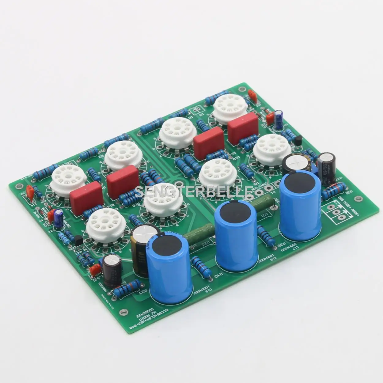 Hifi El84 + 6 E2 + Ecc85 Scheda Amplificatore Per Tubi Stereo Kit Amplificatore Di Potenza Push-Pull In Pp 13W + 13W