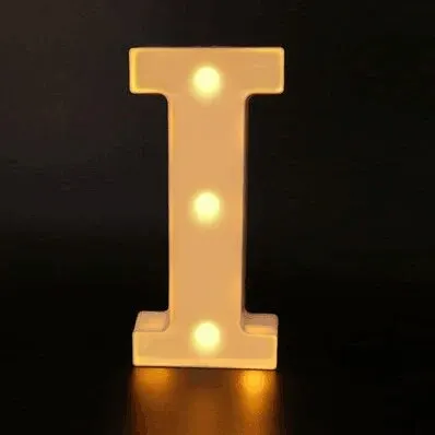 Illuminated LED Alphabet Letter Light - Stylish Decor