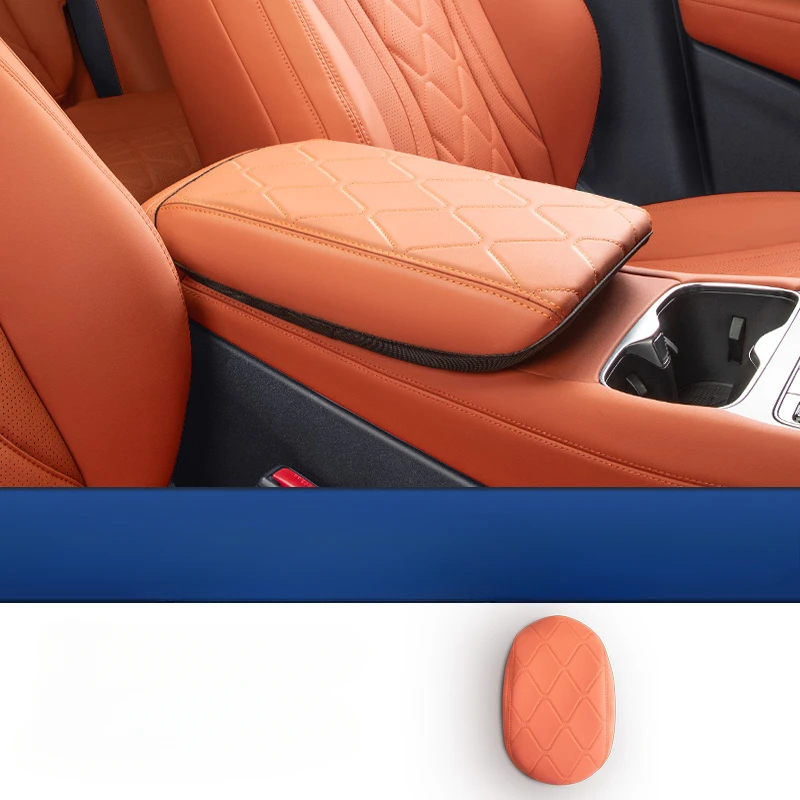 Car Accessories For BYD Sealion 7 Car Central Control Armrest Case Leather Case Protective Cover Pad Interior Modification