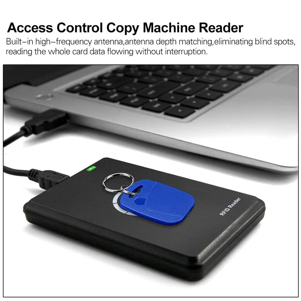 RFID 리더기 13.56MHz 암호화 카드 디코더 스마트 액세스 제어 카드 복사기 13.56MHz/125KHz/250KHz NFC 태그 복제기