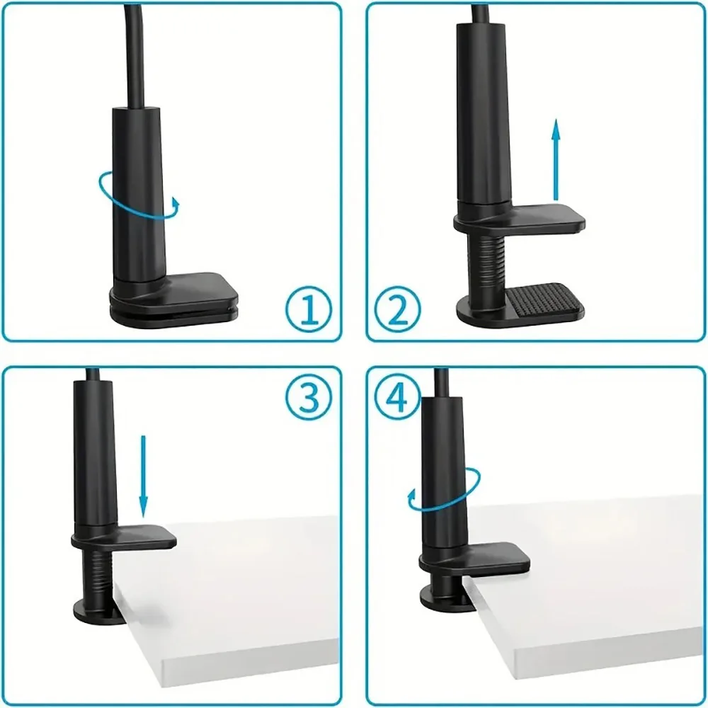 Flexible Phone Holder For Desk And Bed Portable Mobile Stand_voghion.com