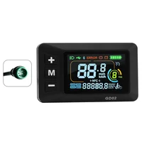 AY14 -LCD-GD02 vélo électrique LCD affichage compteur tableau de bord panneau d'affichage 24V 36V 48V 52V 60V pour Scooter électrique 5PIN 5