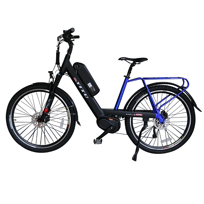 28 inch 700c city star overfly 36v 48v 250w 350w 500w rear & mid drive motor women man green best electric city bike