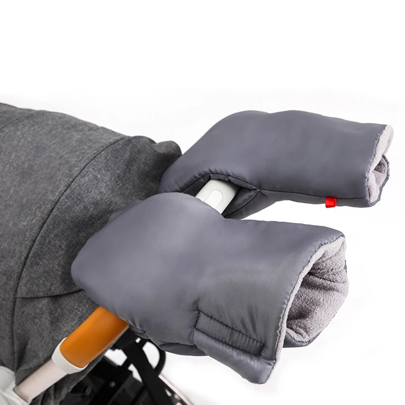 Winter Pram Hand Muff Baby Carriage Pushchair Warm Fur Fleece Hand Cover Buggy Clutch Cart Muff Glove Stroller Accessories used baby strollers near me Baby Strollers