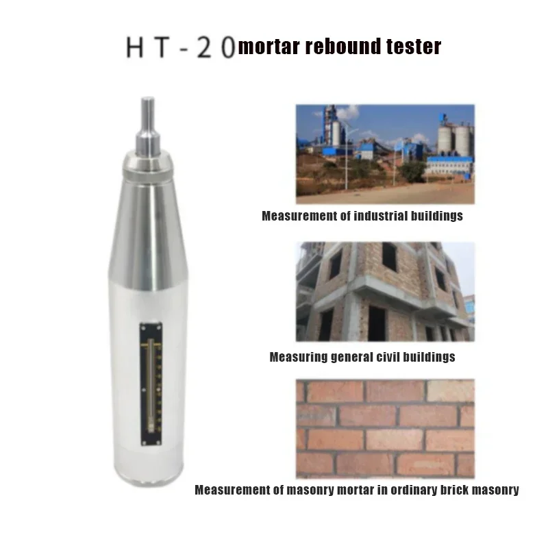 New Rebound Meter HT-225 Mortar Concrete Brick Rebound Meter HT-20 Mortar Durable And Long Lasting