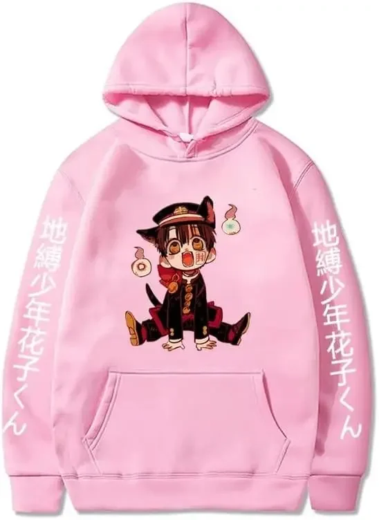 2024 neue Anime Wc Gebunden Hanako Kun Hoodies Unisex Harajuku Cartoon Langarm Streetwear Casual Sweatshirts Tasche Tops – Detail 9