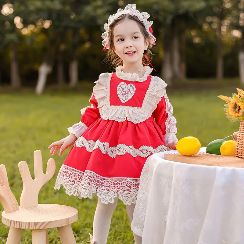 New Sweet and Lovely Lolita Pompous Skirt Stage Party Girl Dress Spanish Lolita Skirt