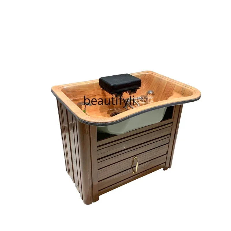 

Mobile Shampoo Basin Beauty Salon Grafting Water-Free Fumigation Spa Head Therapy Shampoo Basin