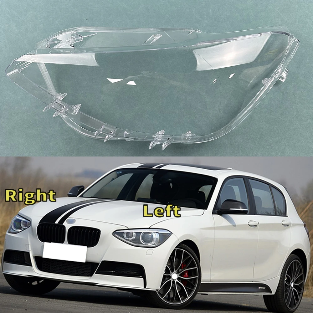 

For 2012 2013 2014 BMW 1 Series F20 116i 118i 120i Car Headlight Cover Lampcover Lampshade Lamp Glass Lens Case Auto Light Caps