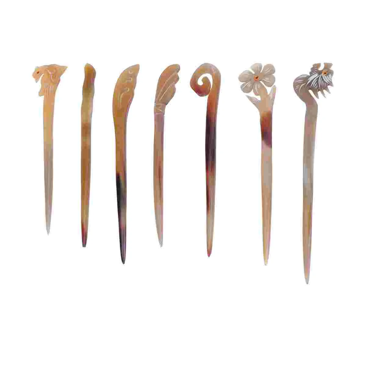 

7 PCS Hair Accessories for Women Simple Sticks Chinese Vintage Pin Hairpin Chopsticks Miss