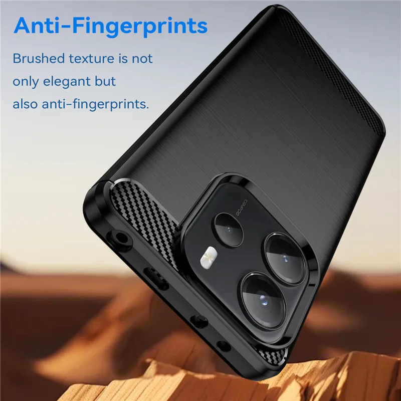 Shockproof Soft Silicone TPU Protective Bumper Case - 6.67 Inch