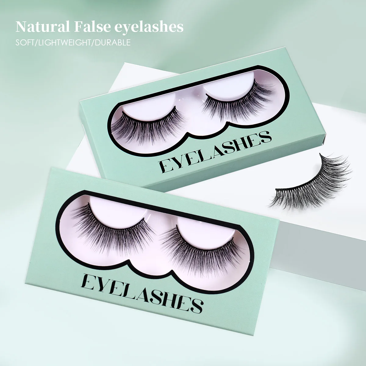 

3D Curl Natural Thick Chemical Fiber False Eyelashes Eye Makeup Tool FAUX MINK LASHES HIGH QUALITY EYELASHES Make Up for Women
