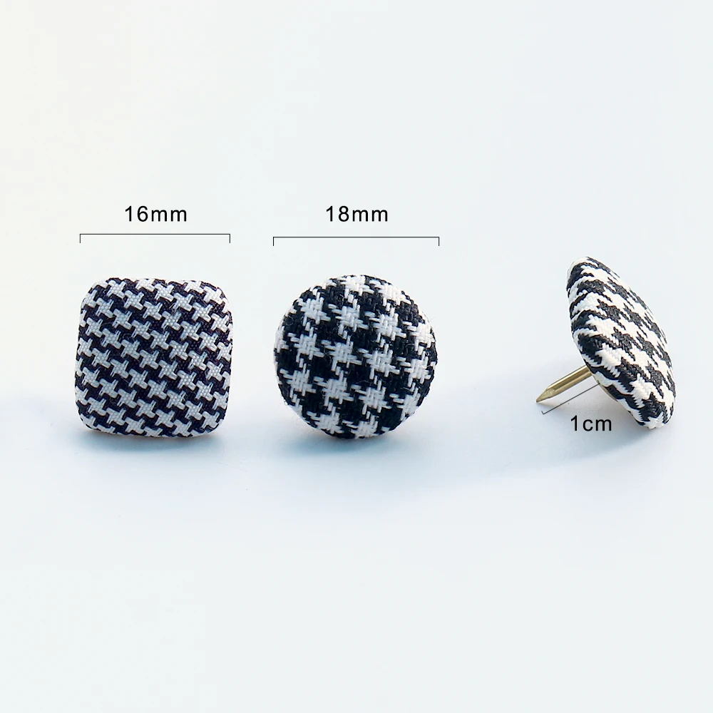 button shape Cork Board Safety Colored Push Pins 10pcs