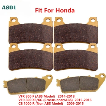 800CC Moto Freni Anteriori e Posteriori Pastiglie Freno Kit Per Honda VFR800X VFR 800 X Crossrunner 800 VFR800 2015-2016 CB1000 R 09-15