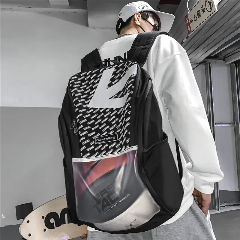 Designer Brand Backpack Male Street New Large Capacity Schoolbag Student Travel Bags for Men Women Hot Selling