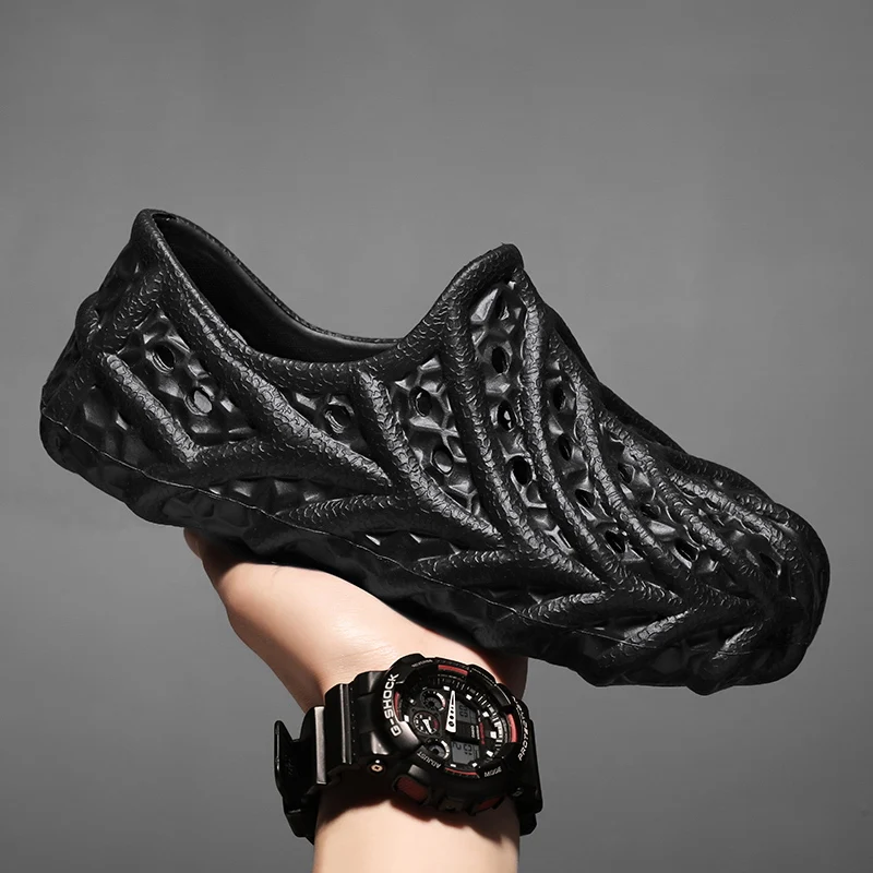 

Clogs Men Sandals Men Shoe Summer Men Garden Beach Slippers Black Big Size Slippers for Men's Shoes Women Sandals Zapatos Hombre