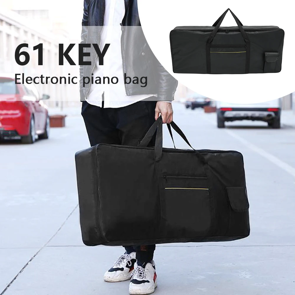 Electronic Piano Bag Instrument Keyboard Bag Oxford Cloth Thicken Piano Protective Storage Bag Portable Waterproof Electronic Organ