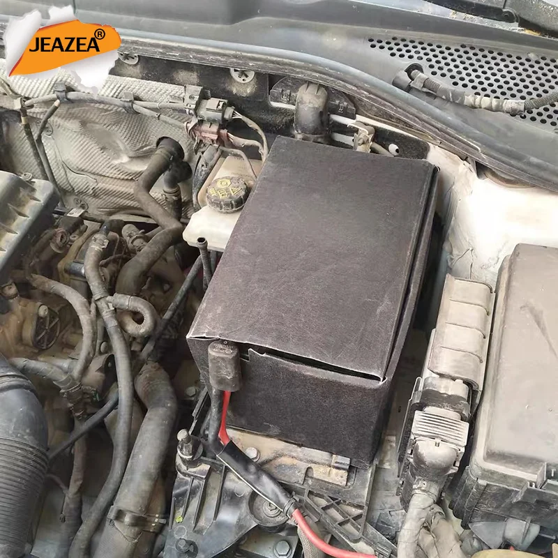 JEAZEA 5Q0915411D Battery Box Tray Bracket Protective Case For VW Golf Passat CC Tiguan EOS Jetta Audi A3 Skoda Octaiva Seat