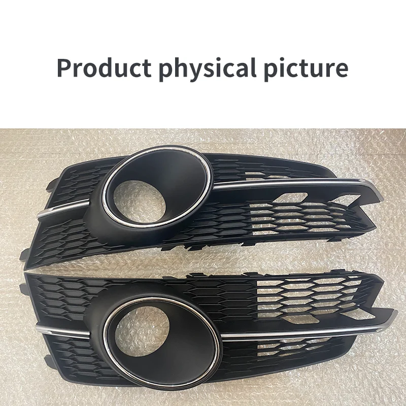 For Audi A6 S6 2016 2017 2018 Bumper Fog Lamp Grille Car Front Mesh Racing Grille With ACC car grill mesh car exterior accessories