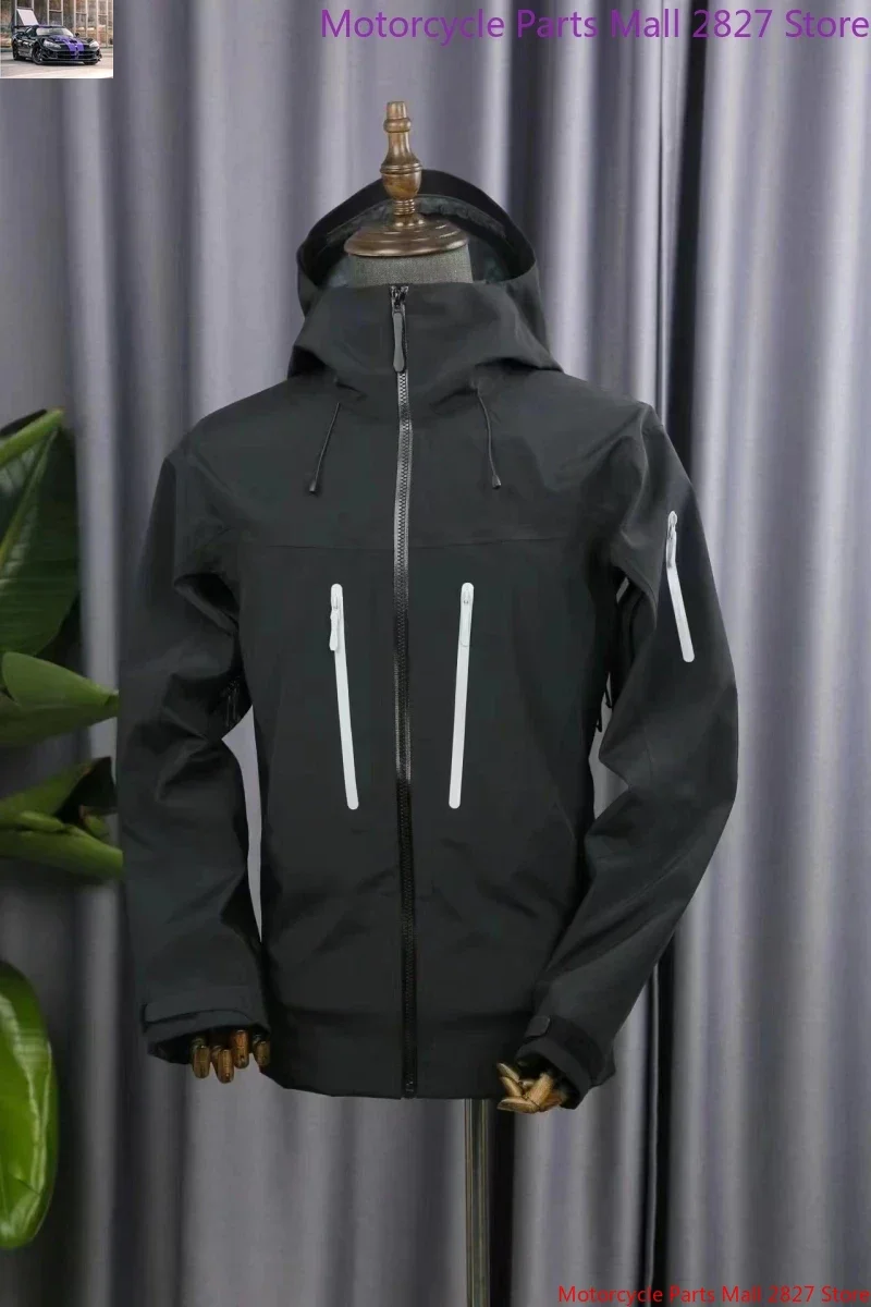 ARC Embroidery Alpha SV 6th Three Layer Mens Womens Camping Coat Outdoor Waterproof Windbreaker Hiking Jackets