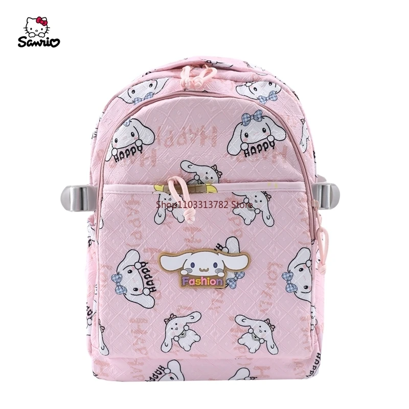 

Sanrio Cinnamoroll школьная сумка Sanrio, милая школьная сумка, Детский Повседневный Рюкзак, дорожная сумка, подарок на день рождения, милый рюкзак