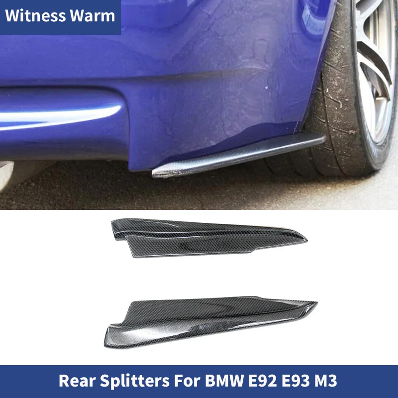 Передние фартуки для заднего бампера боковой разветвитель Bmw 3 серии E92 E93 M3 угол