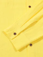 Chemise à manches longues en coton et chanvre pour hommes, ample et décontractée, avec col de poche, nouvelle collection automne 2025 5