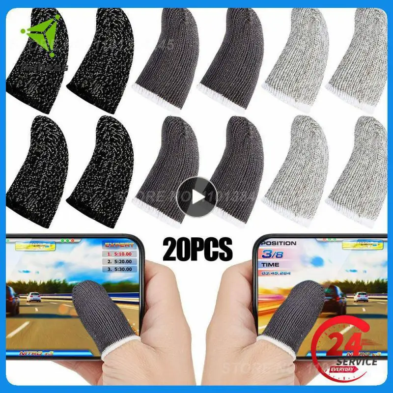 Gaming Finger Sleeve King Glory Eat Chicken Mobile Screen Controller Di Gioco Guanti Antisudore Pubg Cod Assist Artefatto