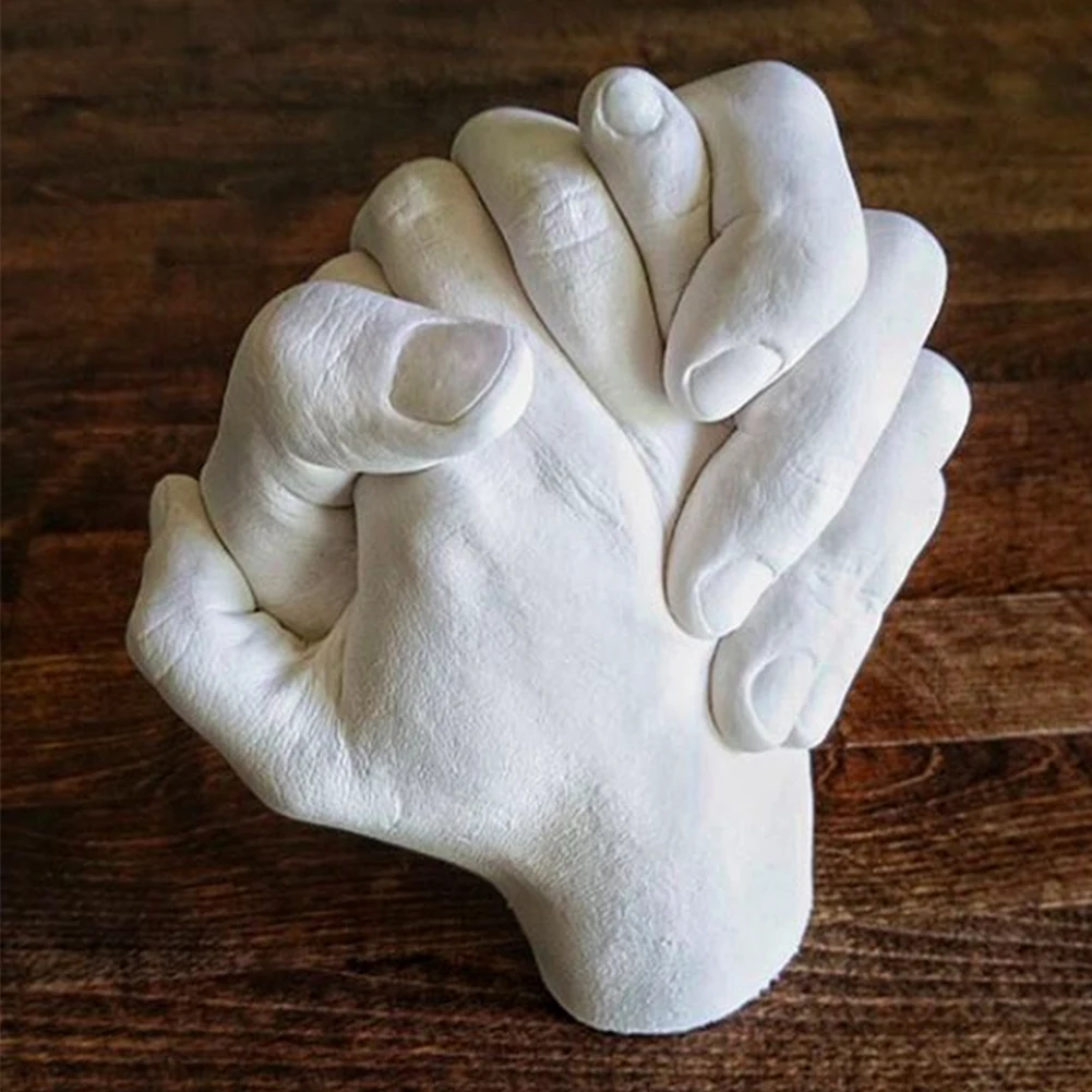 50g Hands Casting Kit Diy Plaster Statue Molding Hand Holding, Molding Kit