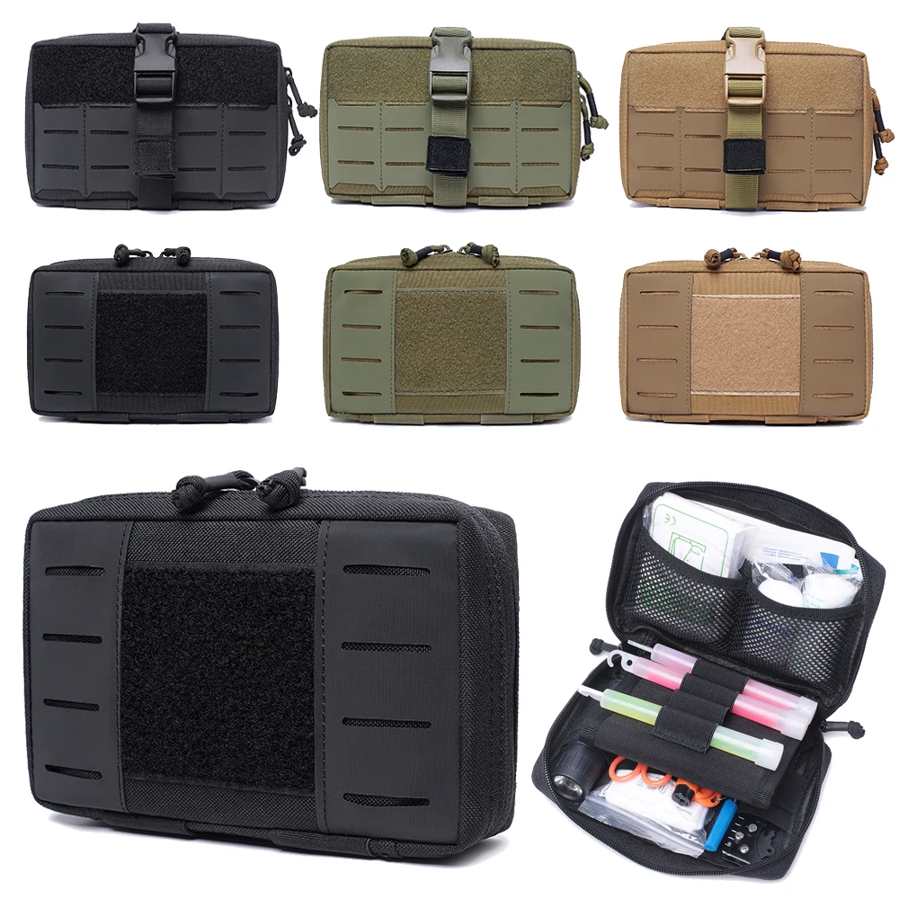 

Molle Tactical First Aid Medical Pouch Outdoor Military Army Waist Bag Hunting Camping Emergency Survival Pouches EDC Tool Bags