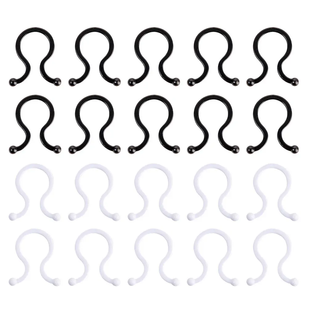 40Pcs 케이블 와인더 와이어 클립 주최자 미니 코드 관리 스레드 도구 컴퓨터 전원 라인 데스크탑 케이블 용 대형 사이즈