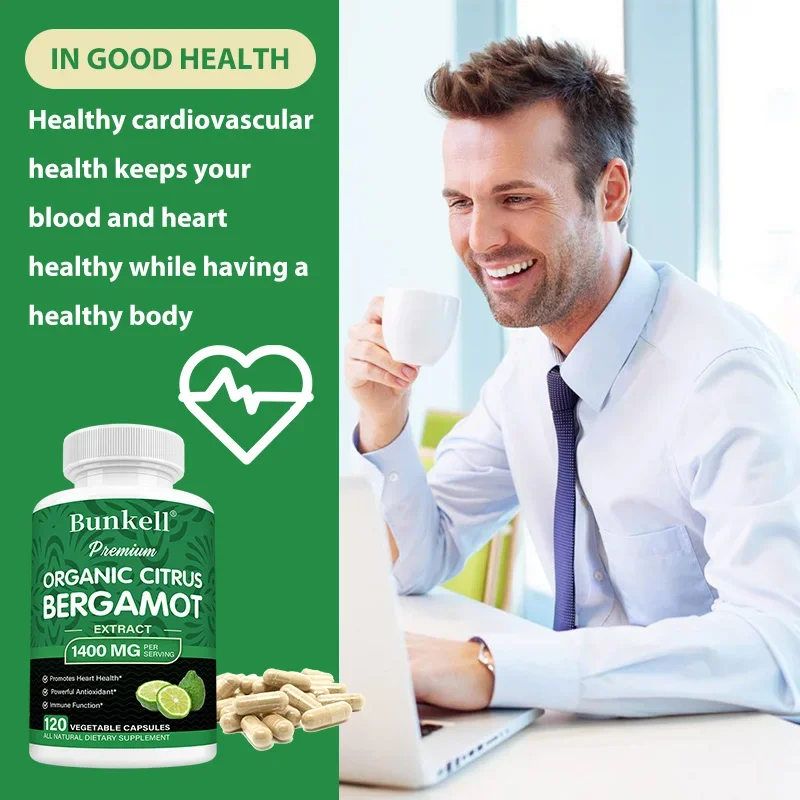 Citrus Bergamot-1400 Mg-Premium Citrus Bergamot Extract Supports Healthy Triglyceride Levels, Antioxidant