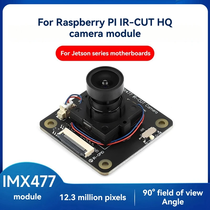 IMX477 IR-CUT 카메라 모듈, 12.3 메가픽셀 카메라 모듈용, 시리즈 마더보드-TCES와 호환 가능