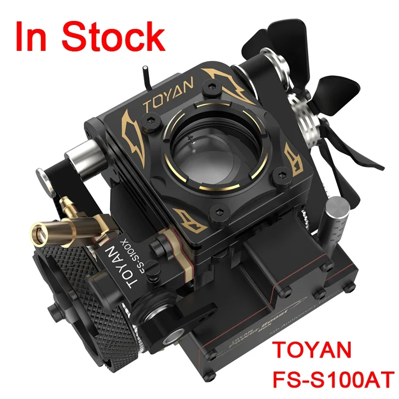 Toyan-4ストロークエンジンモデル、FS-S100AT、目に見えない内部