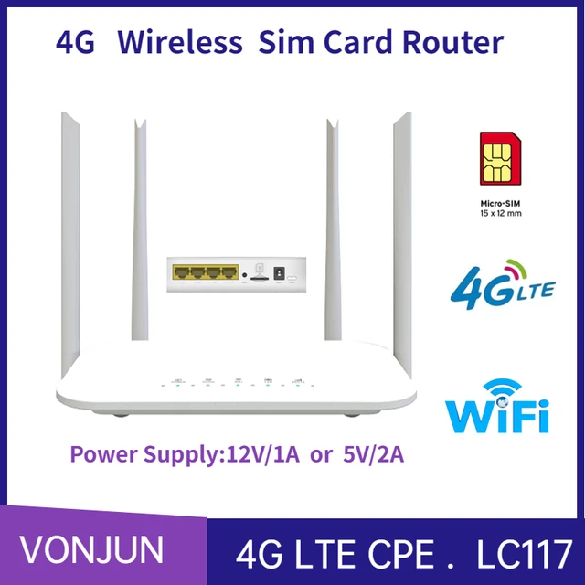 LC117 4G Router 300Mbps CAT4: Enhance Your Connectivity with High-Speed Wireless Modem