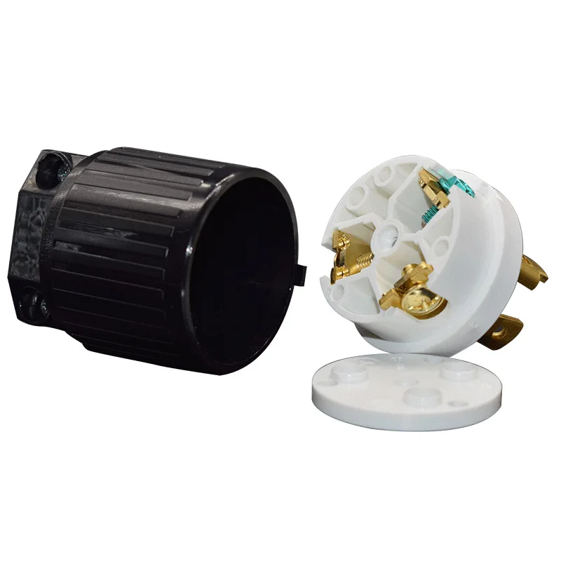 NEMA L6-30P  ÷,   , 1PC, 30 Amp, 250 Ʈ, 2P, 3W