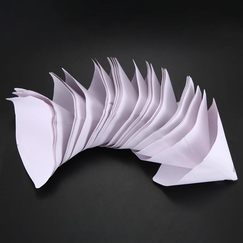 Fine Paint Paper Strainers 50Pcs (150 micron) Sieve Filter Mesh paint paper strainer