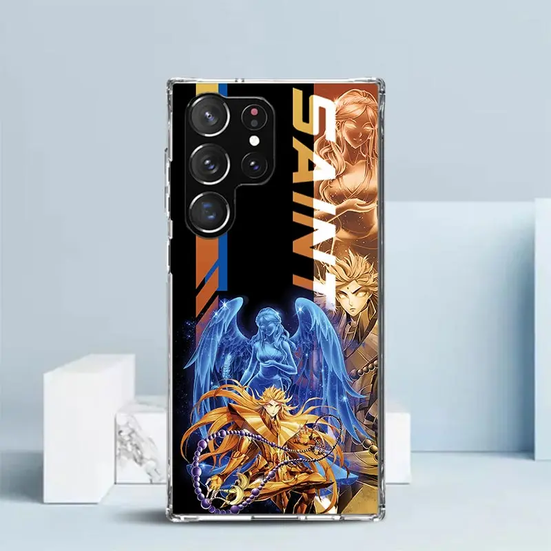 Anime Saint Seiya Soft TPU Phone Case - Stylish Protective Back Cover