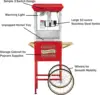 Popper Popcorn Machine with Cart and Stainless-Steel Kettle 3