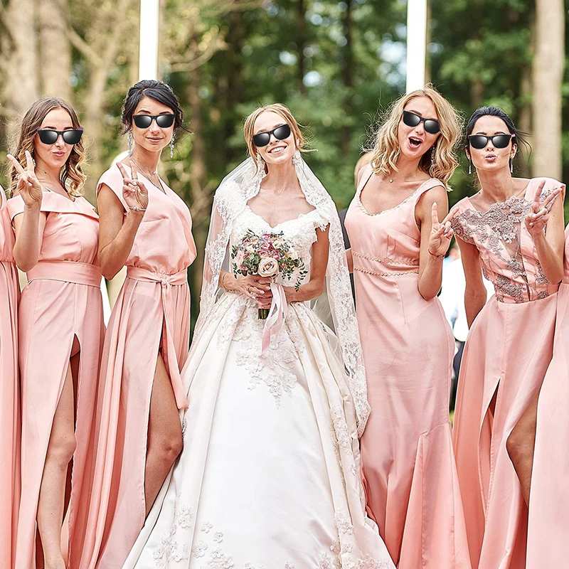 12-100Pcs Neon Bachelorette Party Sunglasses Wedding Favors Gifts for Guests Hen Party Adult Kids Birthday Sun Glasses cosplay glasses