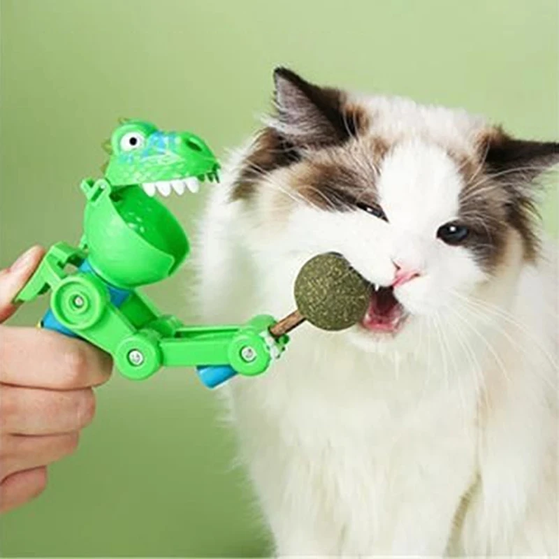 Stress Relief Toys Creative Lollipop Robot Holder Dinosaur Eat Lollipop Pop Ups Case Candy Storage Cool Decompression Toy Gifts for Kids 1/2/4 PCS