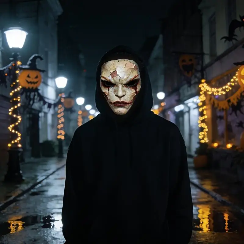 Versatile Festive Full-Face Mesh Mask