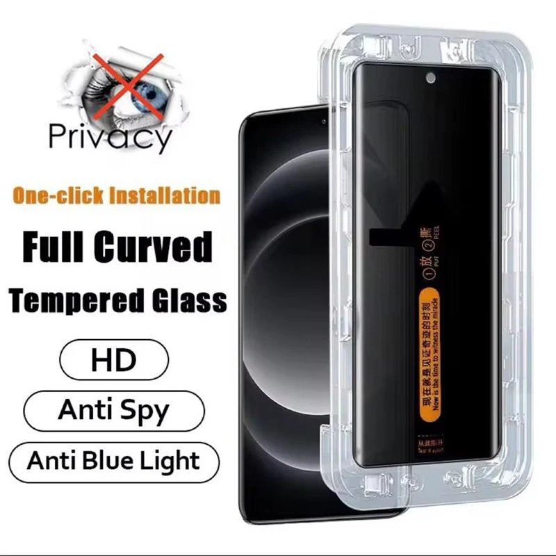 Easy Install Screen Protector Privacy Anti Spy Peep Tempered Glass Film For Nothing Phone 2A Plus 3A Pro Auto-Dust Removal Kit