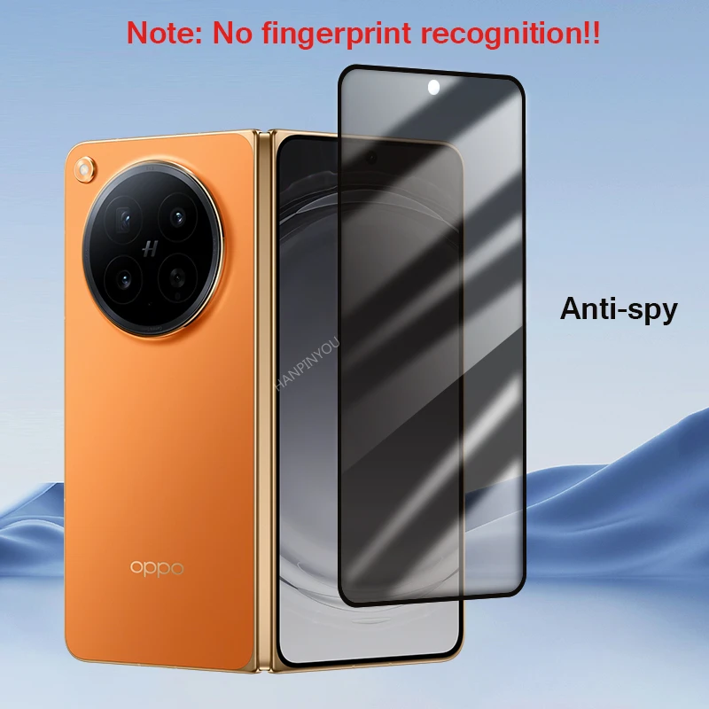 Full Cover Clear Anti-Spy Tempered Glass Privacy Screen Protector with Explosion-Proof Protection